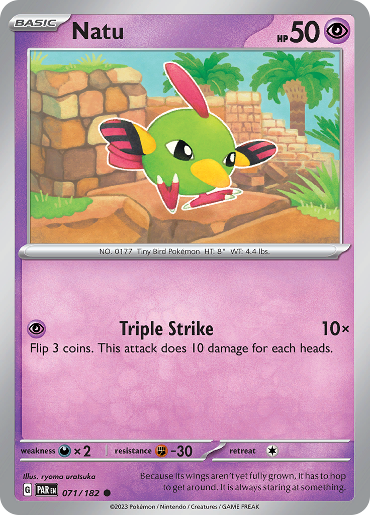 Natu (071/182) [Scarlet & Violet: Paradox Rift] | Gear Gaming Bentonville