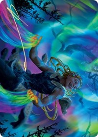 Esika, God of the Tree Art Card (Gold-Stamped Signature) [Kaldheim Art Series] | Gear Gaming Bentonville