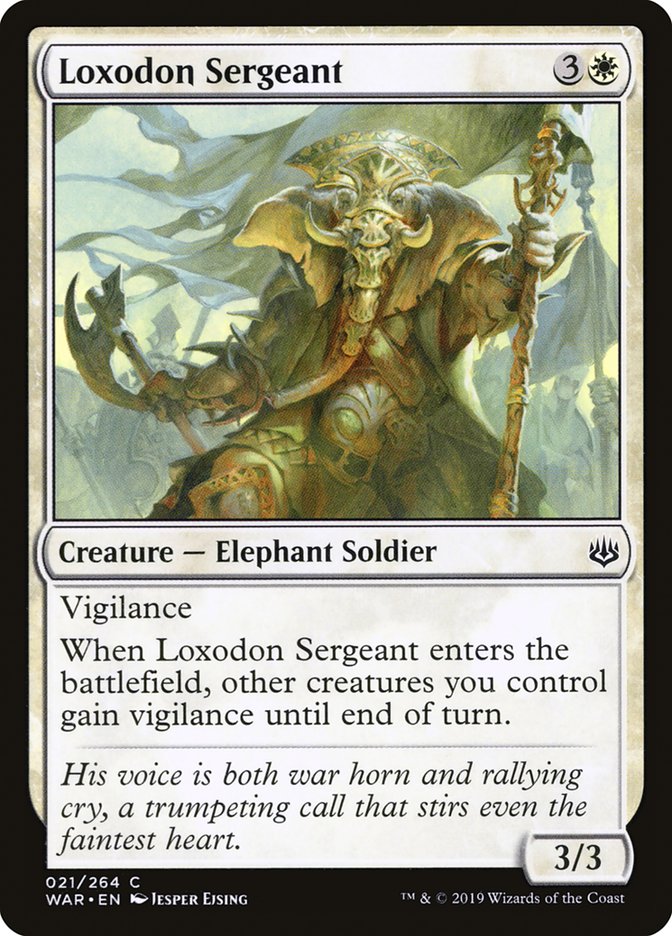 Loxodon Sergeant [War of the Spark] | Gear Gaming Bentonville