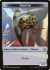 Faerie Rogue // Thopter Double-Sided Token [Zendikar Rising Commander Tokens] | Gear Gaming Bentonville