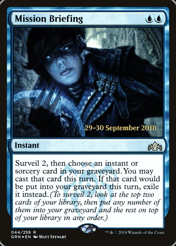Mission Briefing [Guilds of Ravnica Prerelease Promos] | Gear Gaming Bentonville