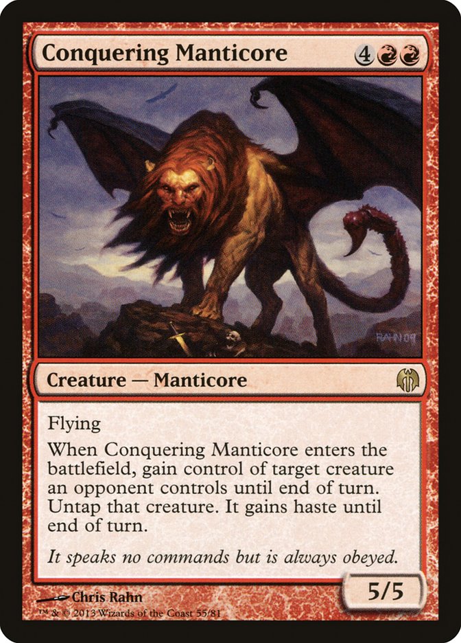 Conquering Manticore [Duel Decks: Heroes vs. Monsters] | Gear Gaming Bentonville