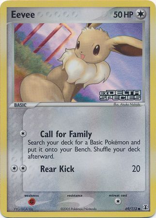 Eevee (69/113) (Stamped) [EX: Delta Species] | Gear Gaming Bentonville