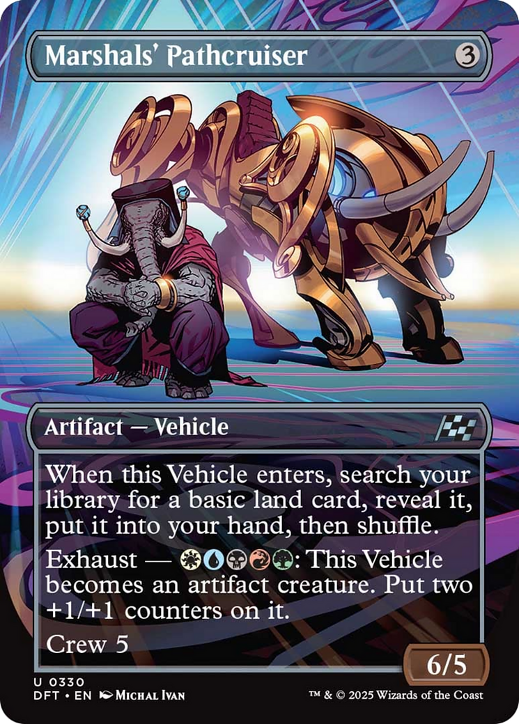 Marshals' Pathcruiser (Borderless) [Aetherdrift] | Gear Gaming Bentonville