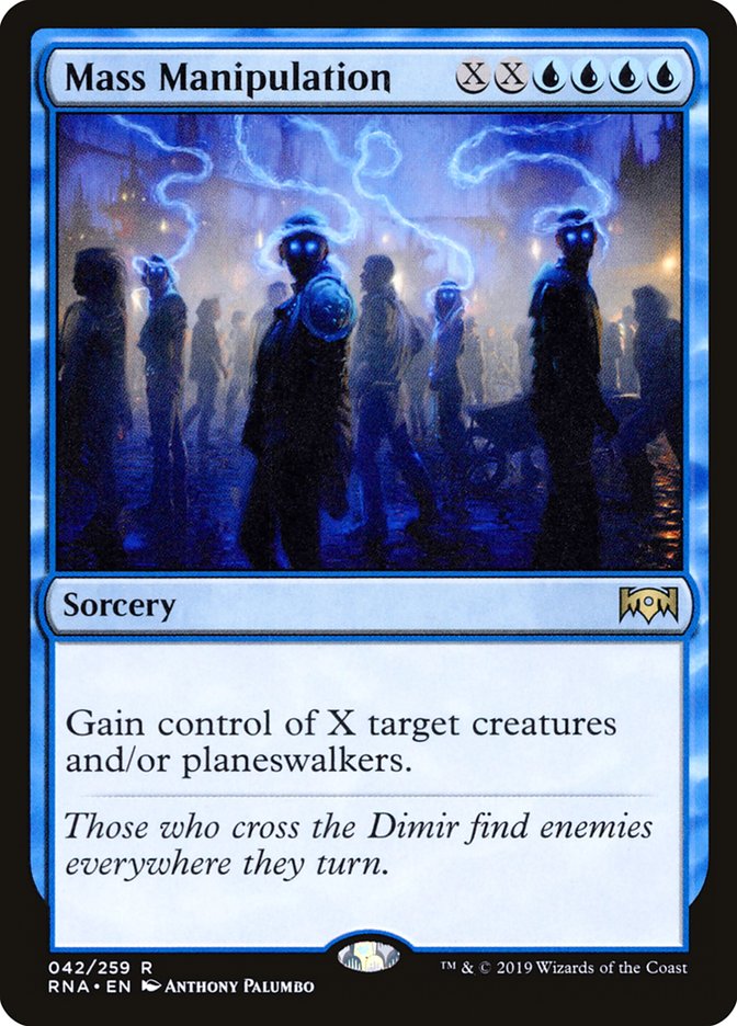 Mass Manipulation [Ravnica Allegiance] | Gear Gaming Bentonville