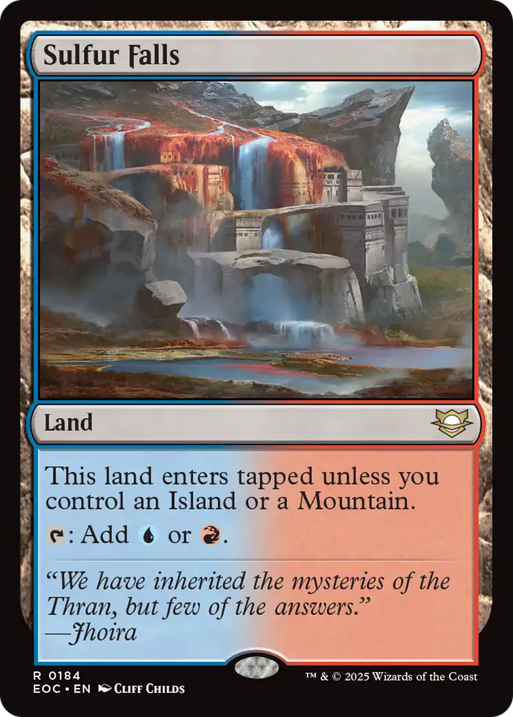 Sulfur Falls [Edge of Eternities Commander] | Gear Gaming Bentonville