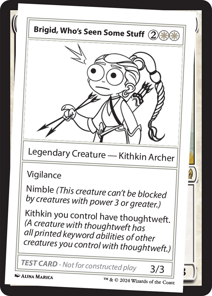 Brigid, Who's Seen Some Stuff [Mystery Booster 2 Playtest Cards] | Gear Gaming Bentonville