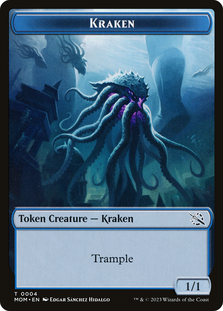 Soldier // Kraken Double-Sided Token [March of the Machine Tokens] | Gear Gaming Bentonville