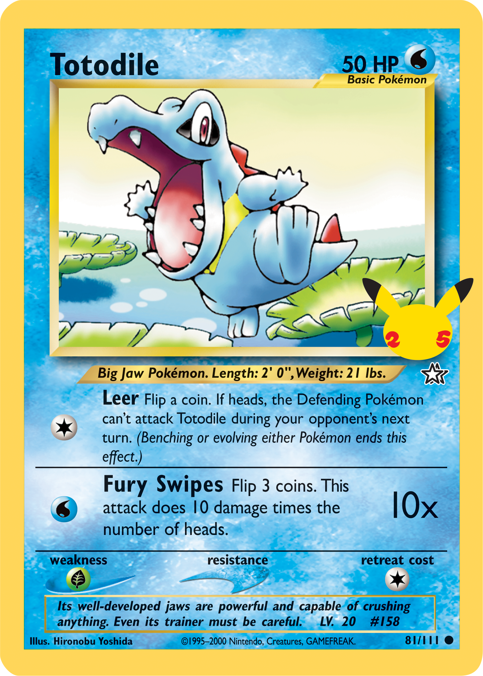 Totodile (81/111) (Jumbo Card) [First Partner Pack] | Gear Gaming Bentonville