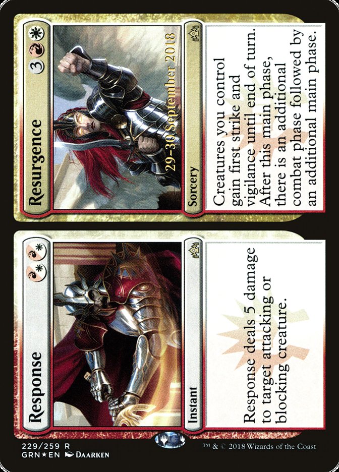 Response // Resurgence [Guilds of Ravnica Prerelease Promos] | Gear Gaming Bentonville