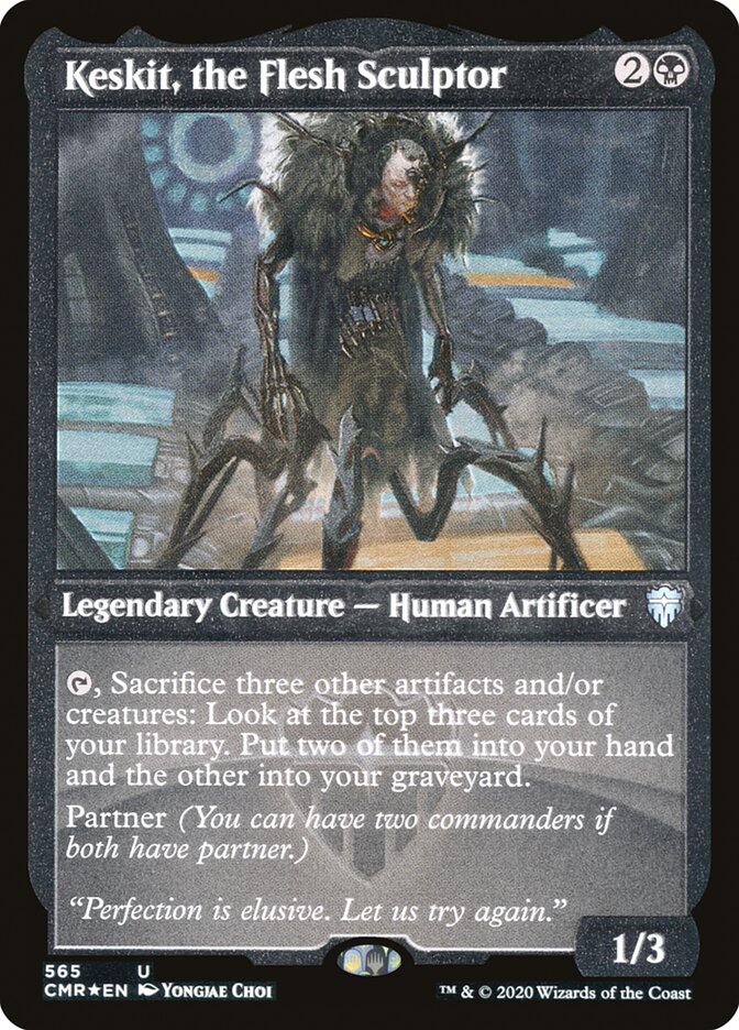 Keskit, the Flesh Sculptor (Etched) [Commander Legends] | Gear Gaming Bentonville