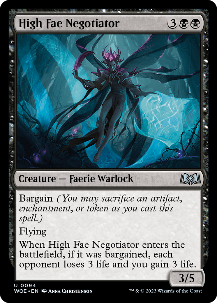 High Fae Negotiator [Wilds of Eldraine] | Gear Gaming Bentonville