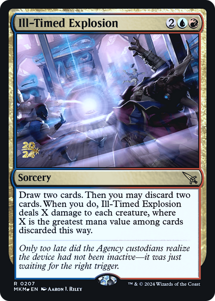 Ill-Timed Explosion [Murders at Karlov Manor Prerelease Promos] | Gear Gaming Bentonville