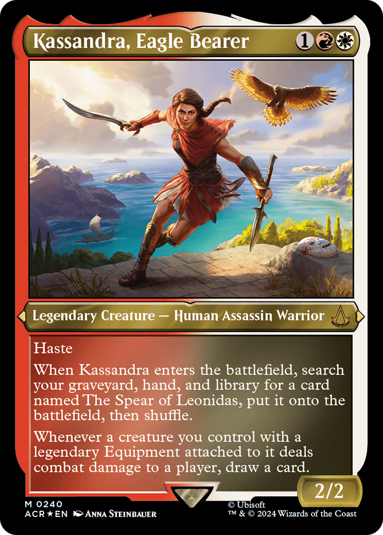 Kassandra, Eagle Bearer (Foil Etched) [Assassin's Creed] | Gear Gaming Bentonville