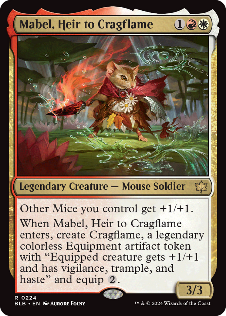 Mabel, Heir to Cragflame [Bloomburrow] | Gear Gaming Bentonville