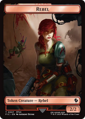 Soldier // Rebel Double-Sided Token [FINAL FANTASY Commander Tokens] | Gear Gaming Bentonville