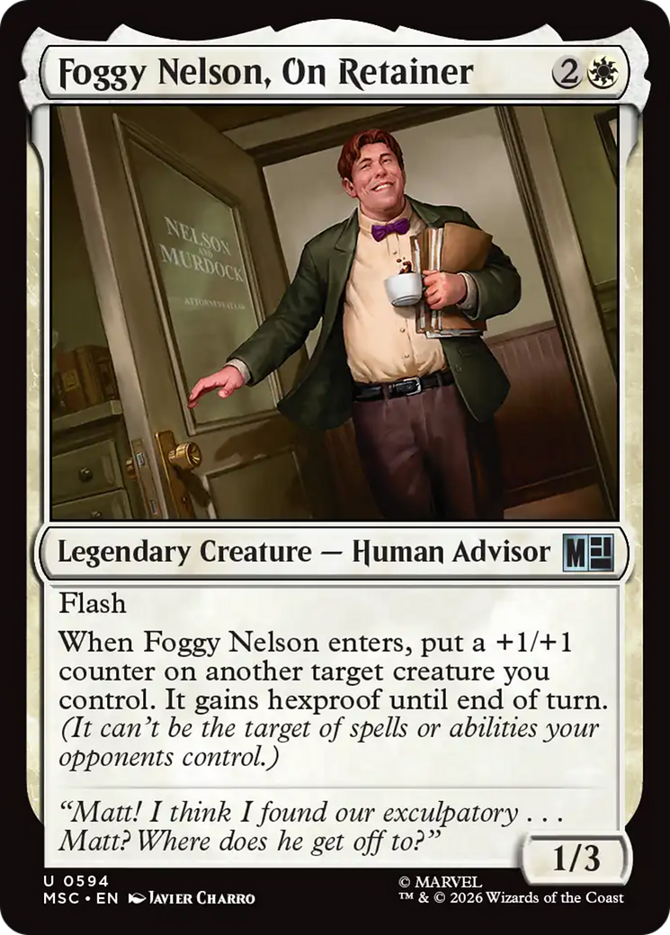 Foggy Nelson, On Retainer [Marvel Super Heroes Commander] | Gear Gaming Bentonville
