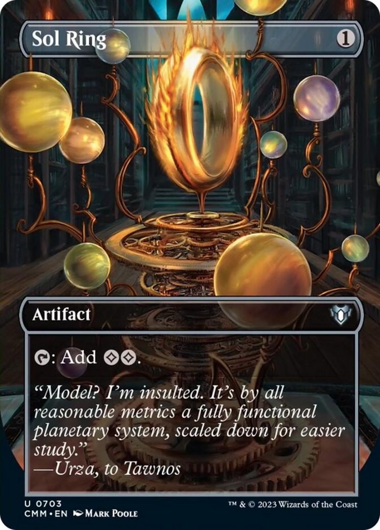 Sol Ring (Borderless Alternate Art) [Commander Masters] | Gear Gaming Bentonville