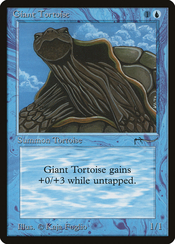 Giant Tortoise (Dark Mana Cost) [Arabian Nights] | Gear Gaming Bentonville
