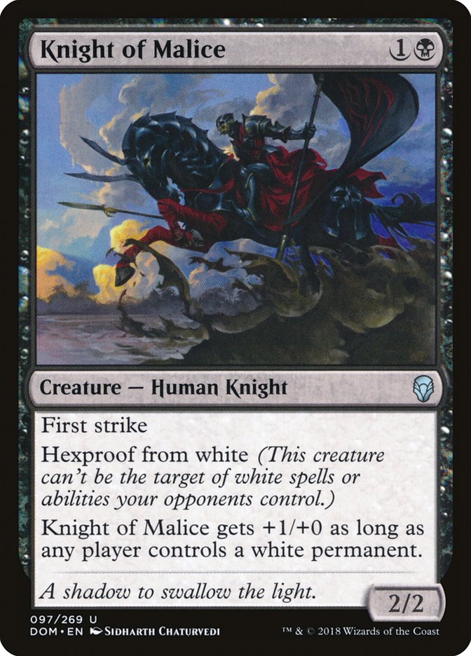 Knight of Malice [Dominaria] | Gear Gaming Bentonville