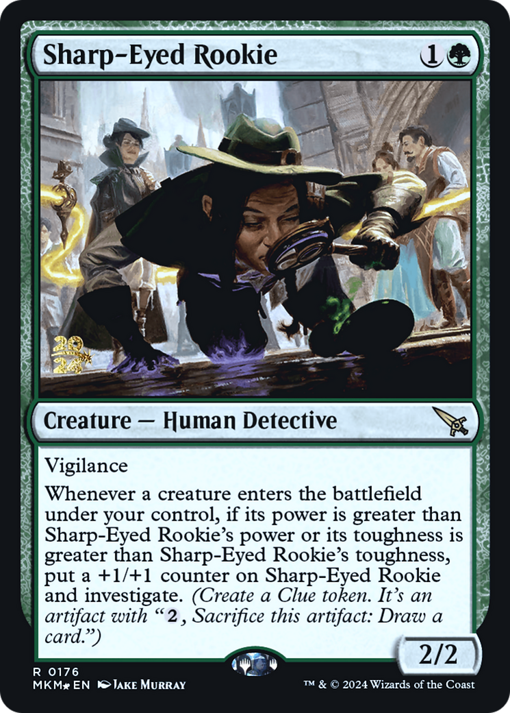 Sharp-Eyed Rookie [Murders at Karlov Manor Prerelease Promos] | Gear Gaming Bentonville