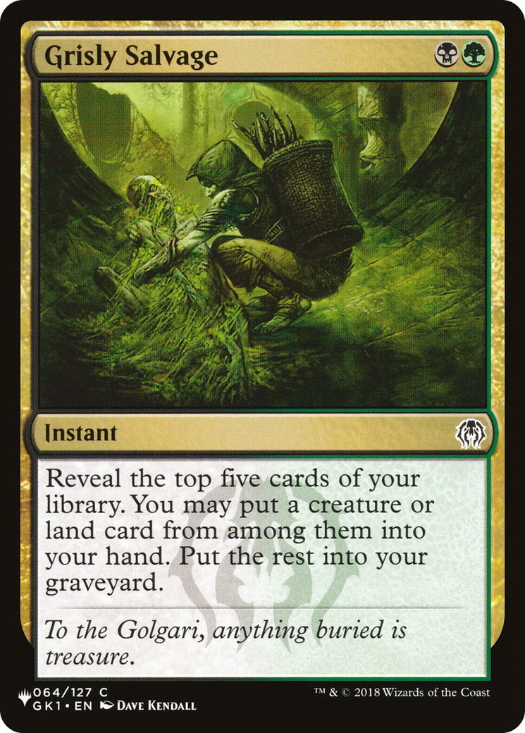 Grisly Salvage [The List Reprints] | Gear Gaming Bentonville