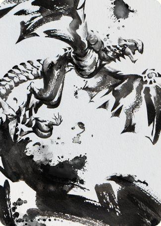 Quicksilver Fisher Art Card [Phyrexia: All Will Be One Art Series] | Gear Gaming Bentonville