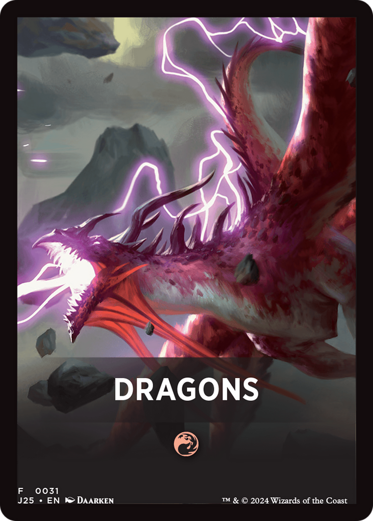 Dragons Theme Card [Foundations Jumpstart Front Cards] | Gear Gaming Bentonville