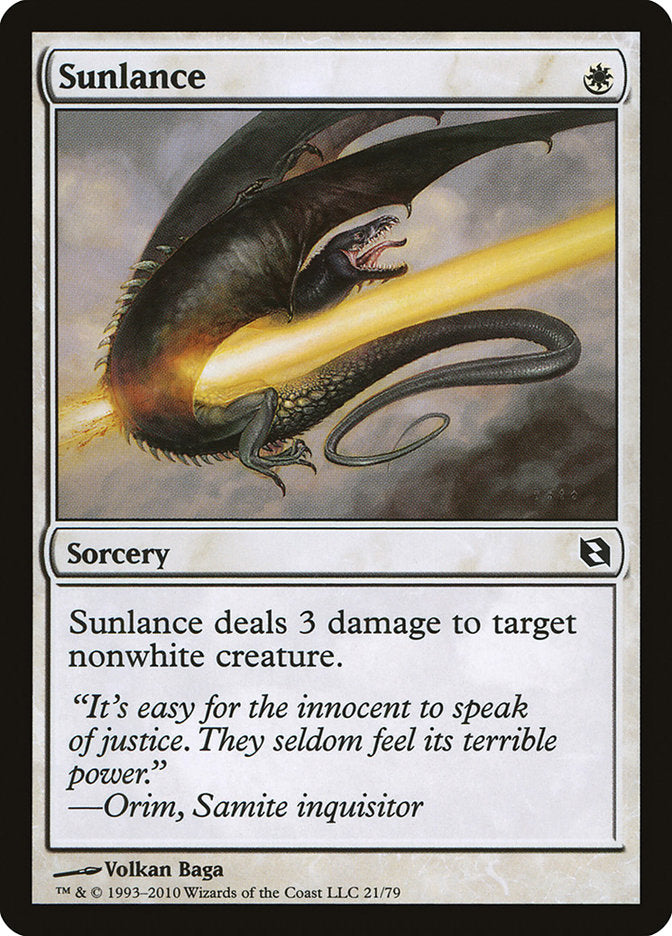 Sunlance [Duel Decks: Elspeth vs. Tezzeret] | Gear Gaming Bentonville