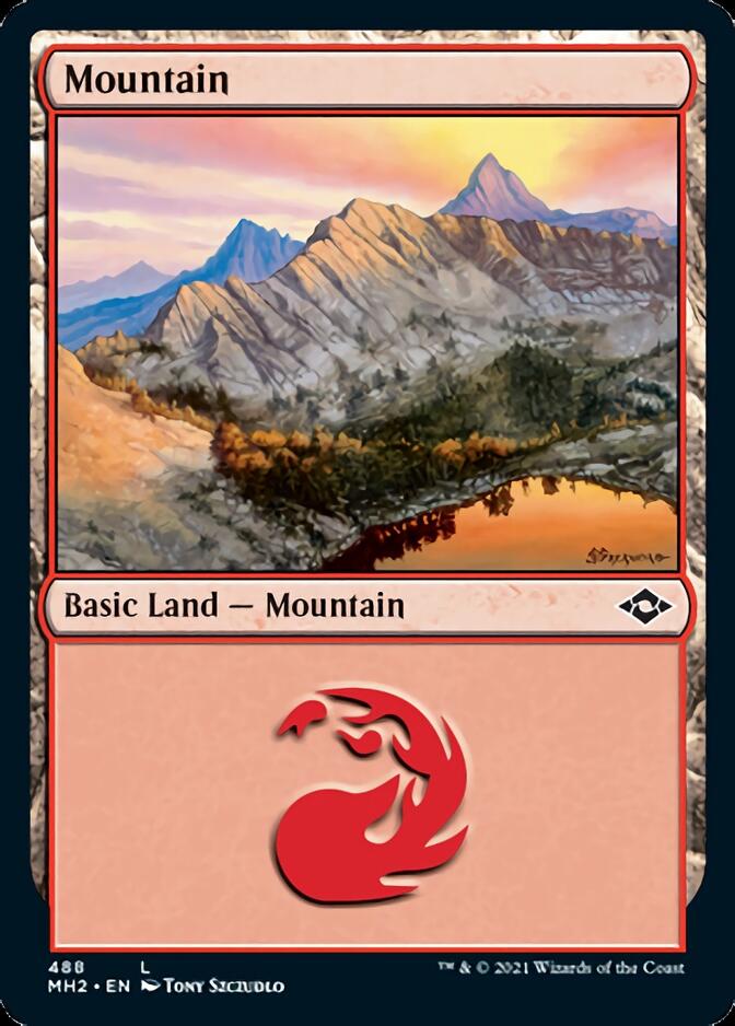 Mountain (488) (Foil Etched) [Modern Horizons 2] | Gear Gaming Bentonville