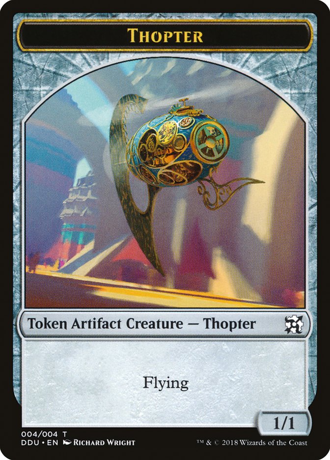 Thopter Token (004/004) [Duel Decks: Elves vs. Inventors Tokens] | Gear Gaming Bentonville