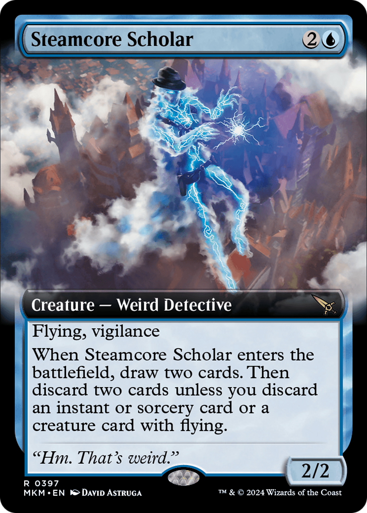 Steamcore Scholar (Extended Art) [Murders at Karlov Manor] | Gear Gaming Bentonville