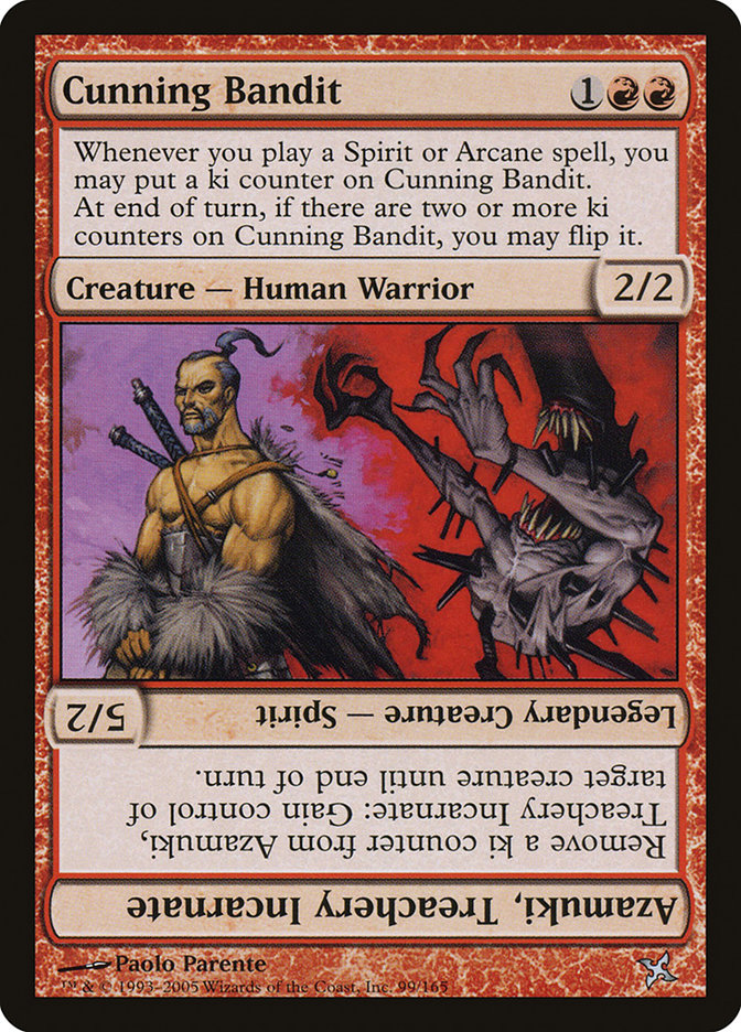 Cunning Bandit // Azamuki, Treachery Incarnate [Betrayers of Kamigawa] | Gear Gaming Bentonville
