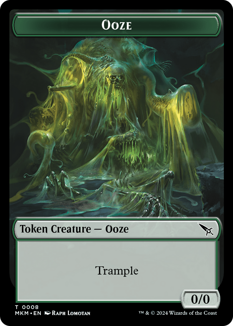 Ooze Token [Murders at Karlov Manor Tokens] | Gear Gaming Bentonville