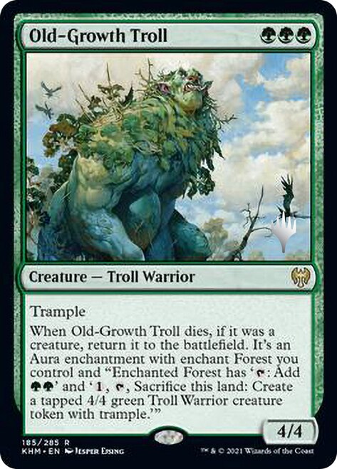 Old-Growth Troll (Promo Pack) [Kaldheim Promos] | Gear Gaming Bentonville