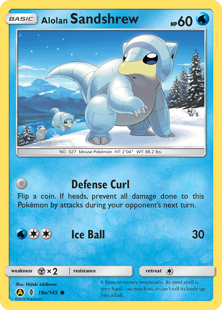 Alolan Sandshrew (19a/145) [Alternate Art Promos] | Gear Gaming Bentonville