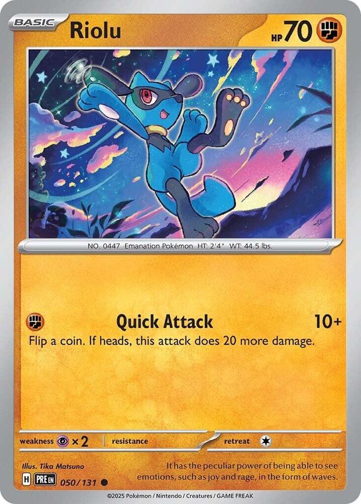 Riolu (050/131) [Scarlet & Violet: Prismatic Evolutions] | Gear Gaming Bentonville