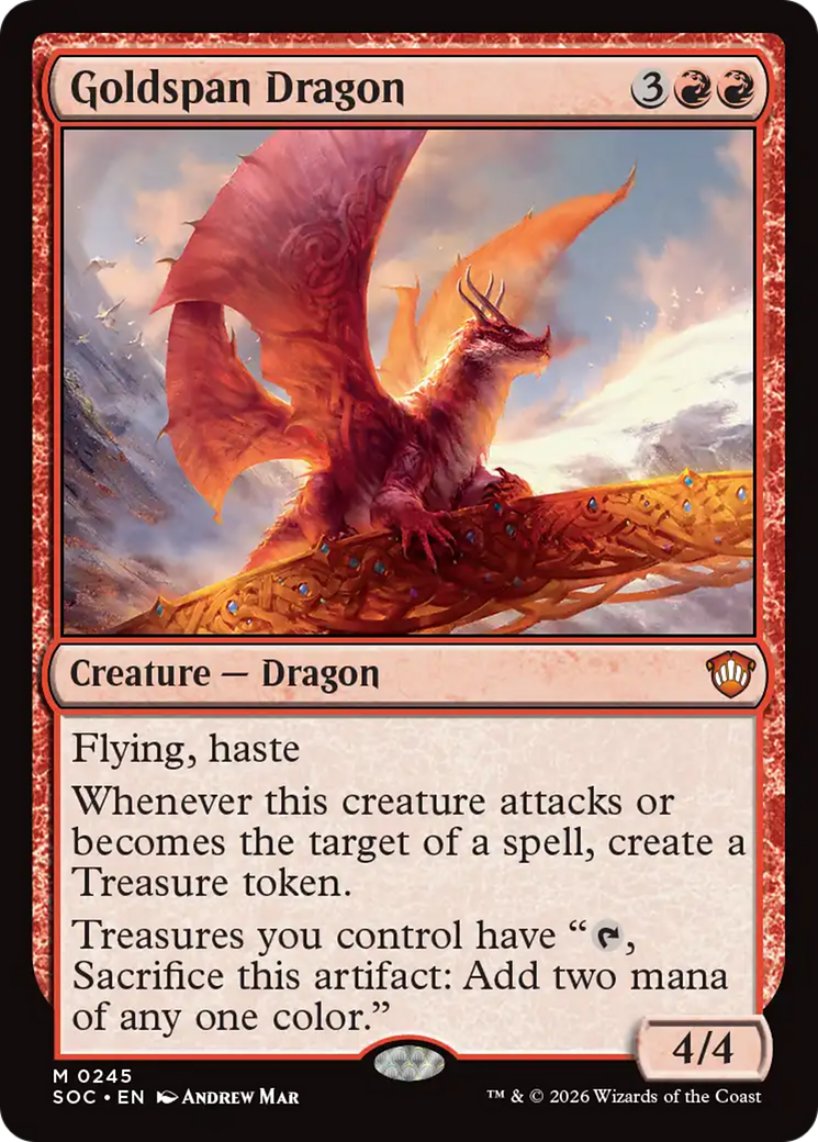 Goldspan Dragon [Secrets of Strixhaven Commander] | Gear Gaming Bentonville