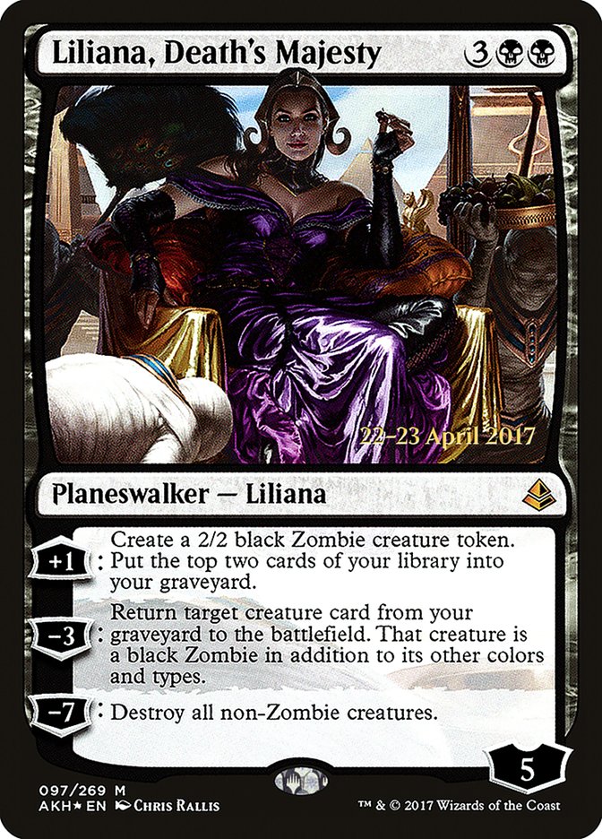 Liliana, Death's Majesty [Amonkhet Prerelease Promos] | Gear Gaming Bentonville