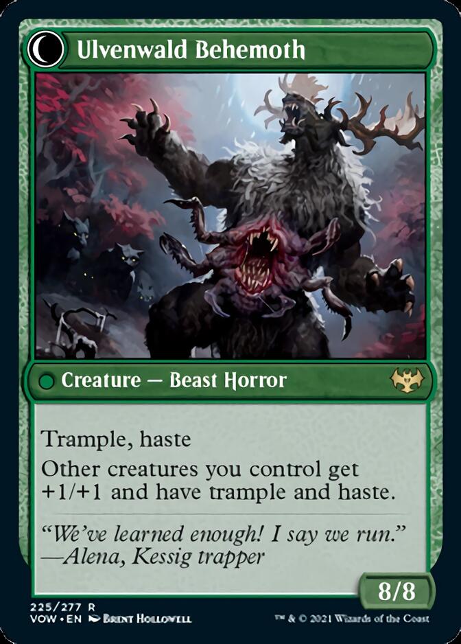 Ulvenwald Oddity // Ulvenwald Behemoth [Innistrad: Crimson Vow] | Gear Gaming Bentonville