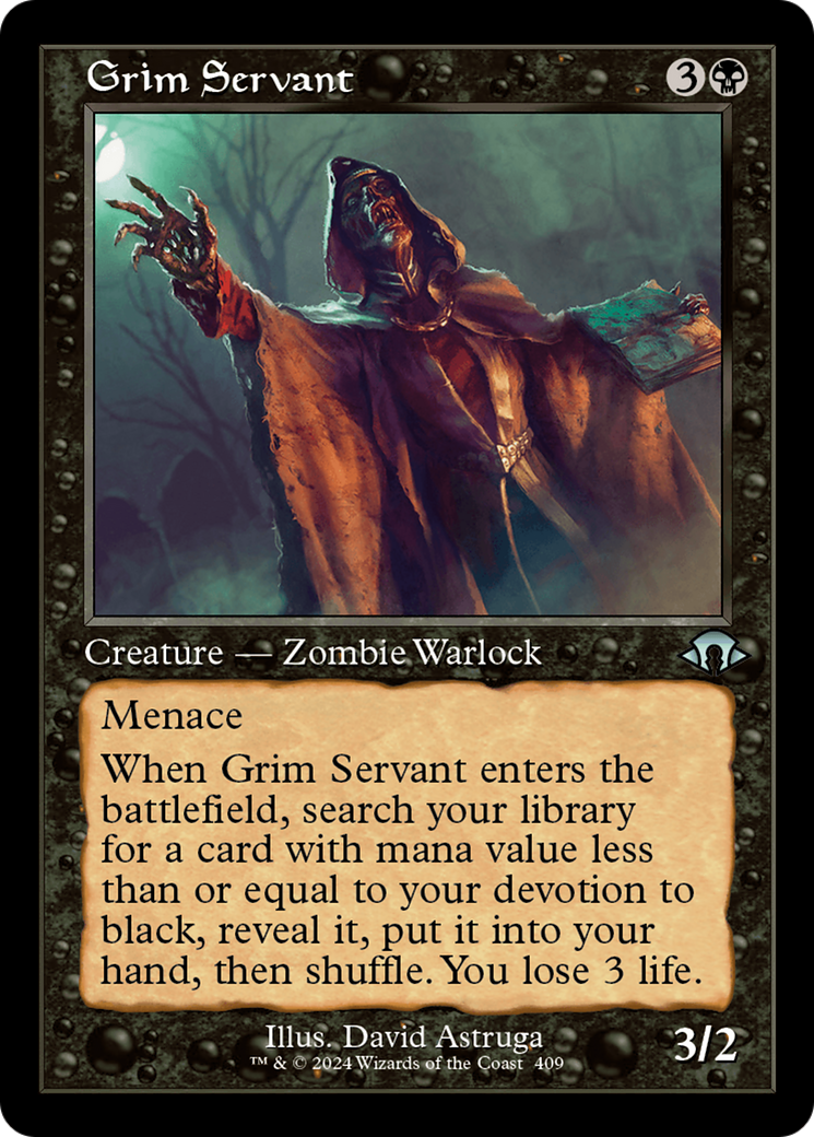 Grim Servant (Retro) [Modern Horizons 3] | Gear Gaming Bentonville