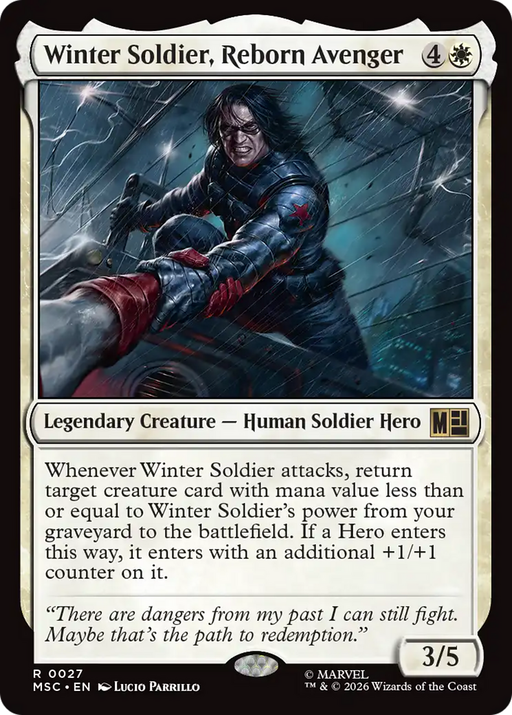 Winter Soldier, Reborn Avenger [Marvel Super Heroes Commander] | Gear Gaming Bentonville