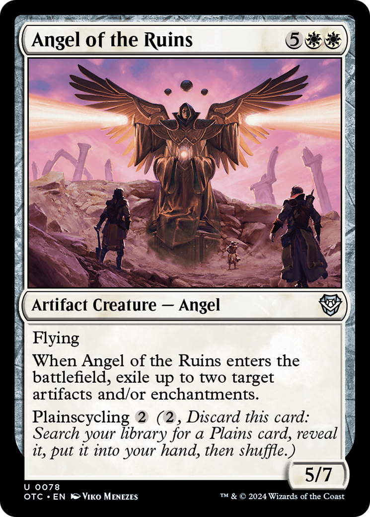 Angel of the Ruins [Outlaws of Thunder Junction Commander] | Gear Gaming Bentonville