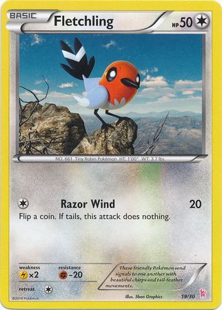 Fletchling (19/30) [XY: Trainer Kit - Sylveon] | Gear Gaming Bentonville