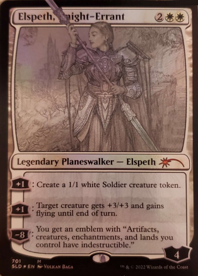 Elspeth, Knight-Errant (Sketch) [Secret Lair Drop Promos] | Gear Gaming Bentonville