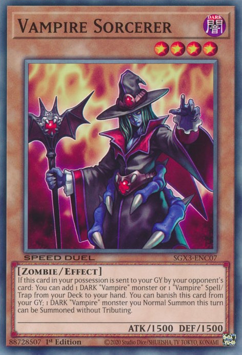 Vampire Sorcerer [SGX3-ENC07] Common | Gear Gaming Bentonville