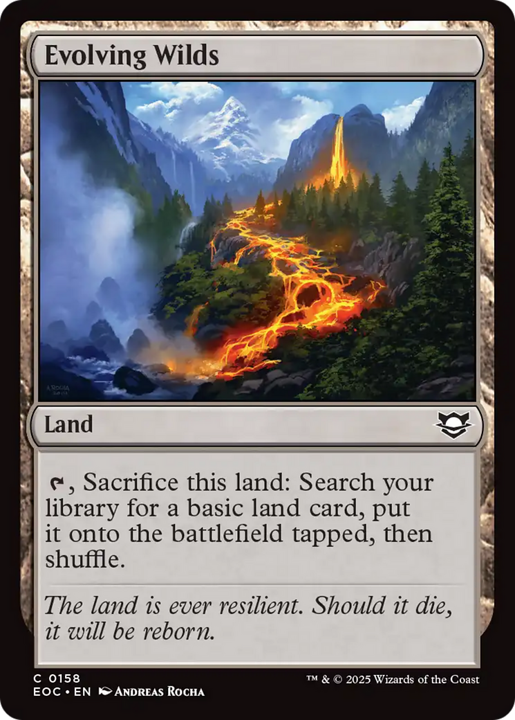 Evolving Wilds [Edge of Eternities Commander] | Gear Gaming Bentonville