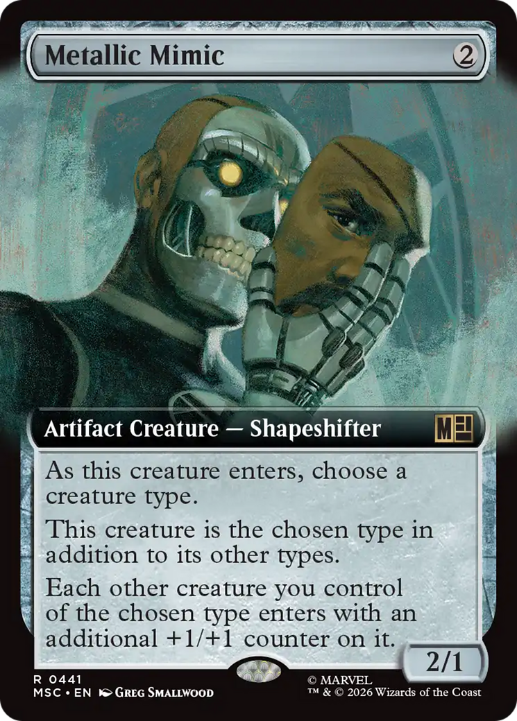 Metallic Mimic (Extended Art) [Marvel Super Heroes Commander] | Gear Gaming Bentonville