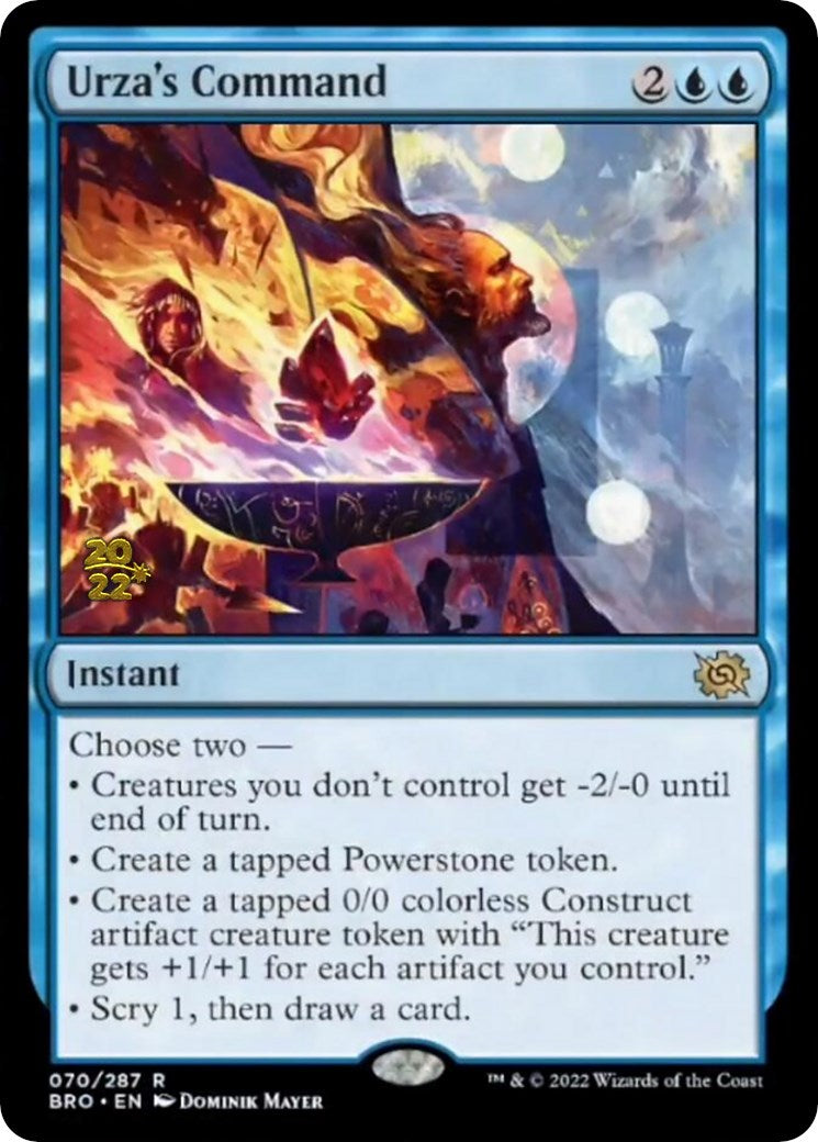 Urza's Command [The Brothers' War Prerelease Promos] | Gear Gaming Bentonville