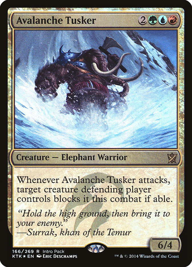 Avalanche Tusker (Intro Pack) [Khans of Tarkir Promos] | Gear Gaming Bentonville